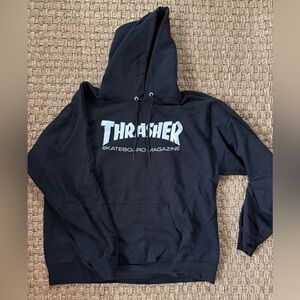Thrasher Black Hoodie for Men